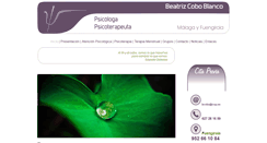 Desktop Screenshot of beatrizcobopsicologamalaga.com