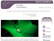 Tablet Screenshot of beatrizcobopsicologamalaga.com